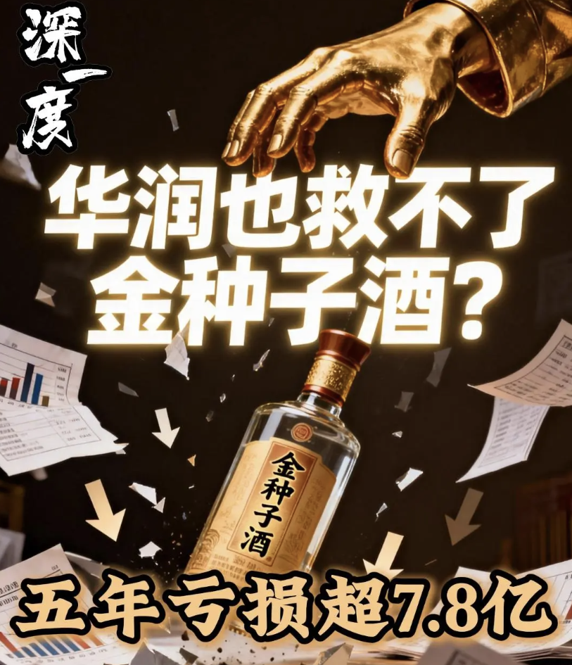 华润也救不了金种子酒?五年亏损超7.8亿元