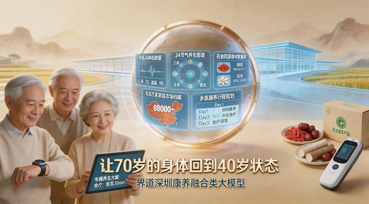 界道深圳发布康养大模型:打造一键式专属健康管家