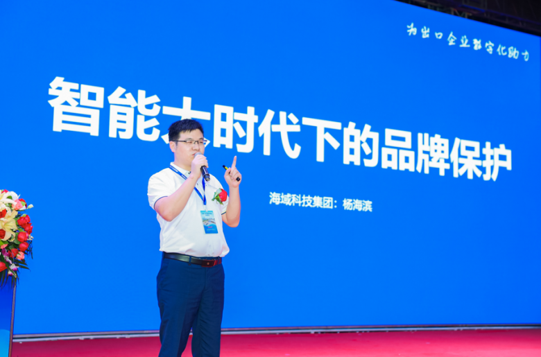 海域网副总裁杨海滨先生谈“智能大时代下的品牌保护”