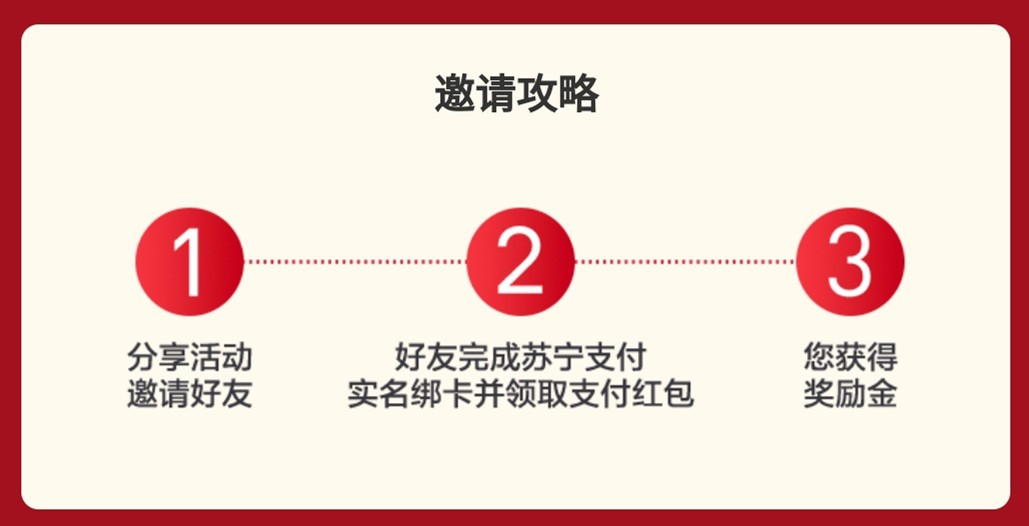 双十二苏宁支付双重好礼 邀好友赚佣金新人可得258元礼包