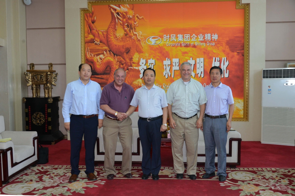 美国JESCO建筑公司负责人赴时风集团进行考察