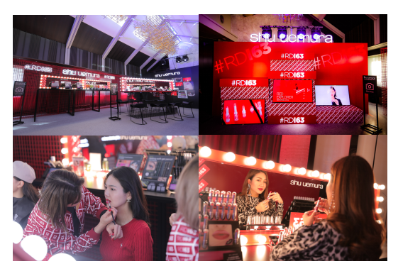 植村秀携手乐天免税店打造【亚洲纯红游乐园】潮妆体验馆庆祝RD163上市