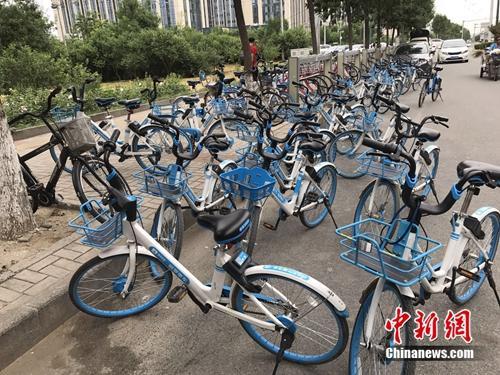 共享单车被贴“罚单”!投放玩起"躲猫猫"
