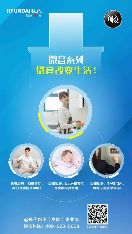 HYUNDAI现代微音系列油烟机卓越上市!